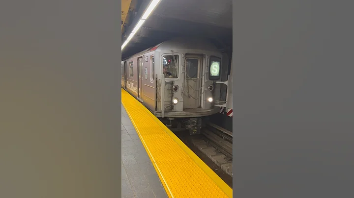 Shuttle arriving in Times Square