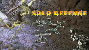 Claiming A Broken Cave and Solo Defense Against Alpha Tribe... | Ark PvP