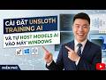Cài đặt Unsloth Training AI và tự host models AI vào máy Windows #unsloth #ai #devkitai