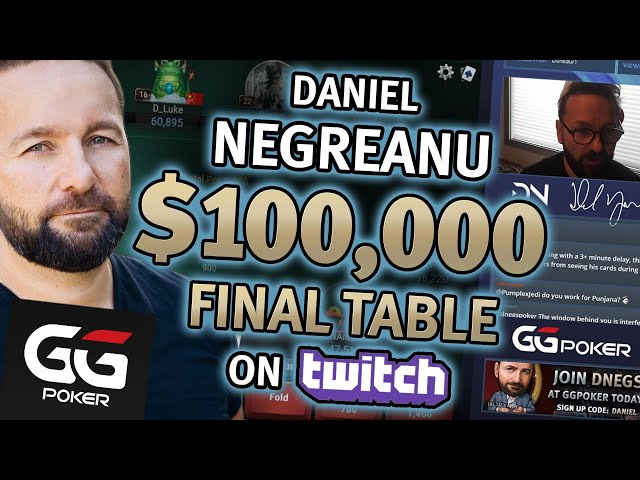 Daniel Negreanu Plays $100K Online Poker Final Table class=