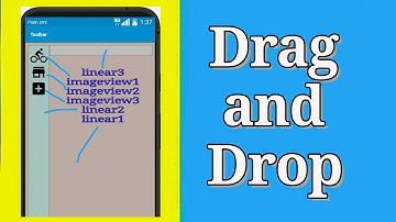 Drag and drop in Sketchware