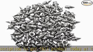 ecoSpikes 1 4 inch 6mm Stainless Steel Track Cross Country Spikes Bag of 100