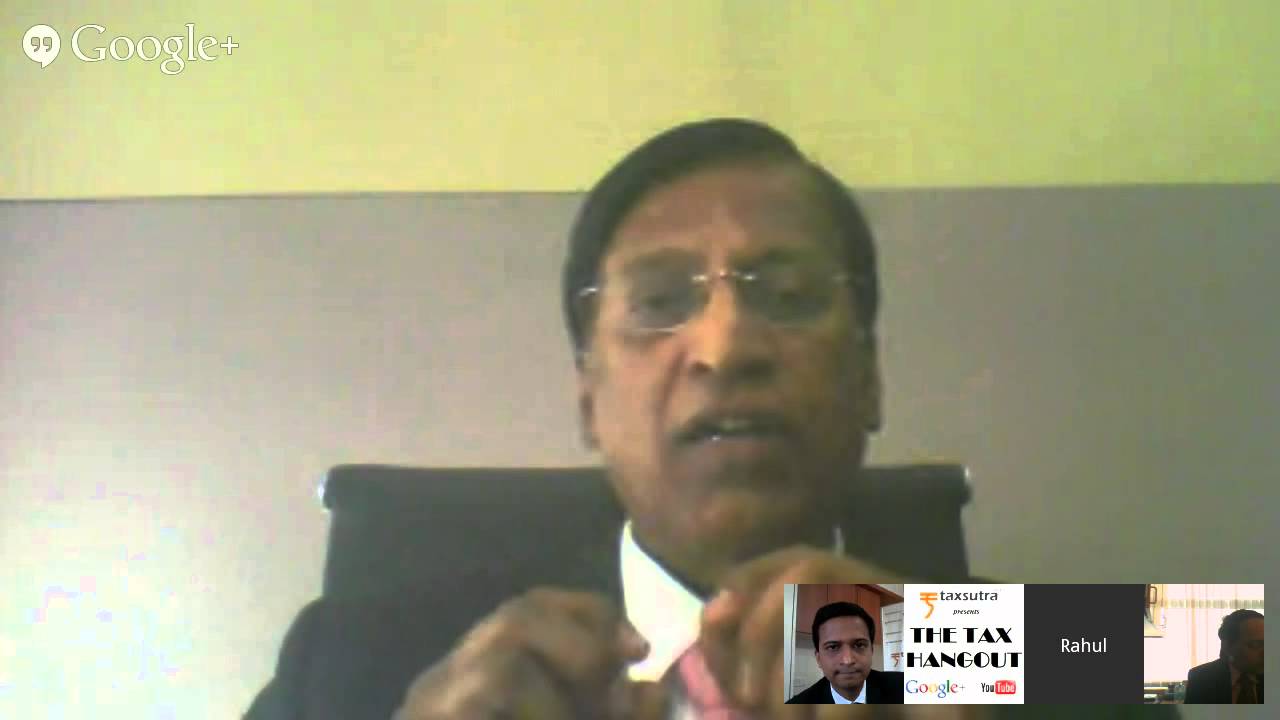 Hangout on Tax Accounting Standards (ICDS) with P R Ramesh and K R ...