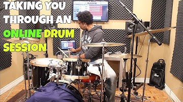 Doing An ONLINE DRUM SESSION - A Walk Through My Process