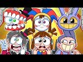 THE AMAZING DIGITAL CIRCUS But They&#39;re HUMANS?! Animation