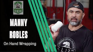 Manny Robles on hand wrapping, WBC Films