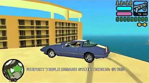 Gta Vice City Stories PSP   Trolling with Cheat Device