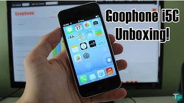 Goophone i5C - Unboxing (1:1 iPhone 5C Replica With Android (4.2)