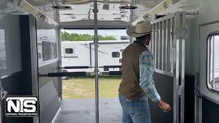 Save an additional $1,000 OFF this New 2026 Shadow 2+1 Horse Straight Load Gooseneck Trailer 🔥