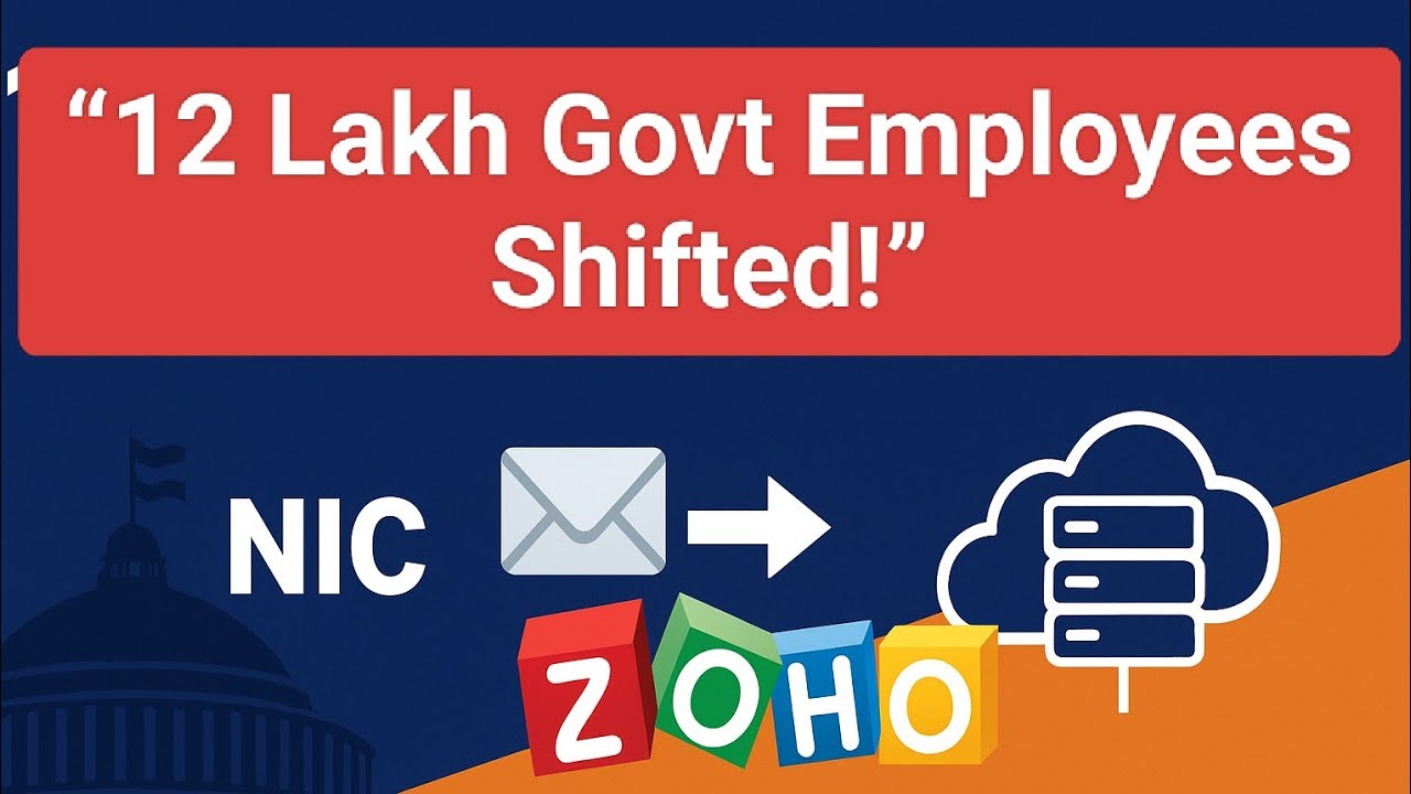 12 Lakh Govt Employees Shift to Zoho | India’s Digital Transformation Begins 🇮🇳 