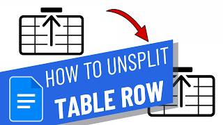 How to Unsplit Table Row Content at Page Breaks in Google Docs