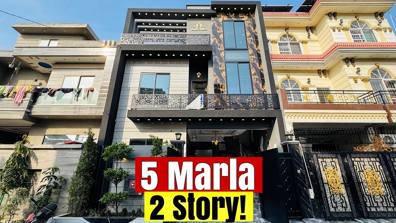 5 Marla Designer House For Sale In Al Rehman Garden Phase 2 Lahore Husnain Builders 