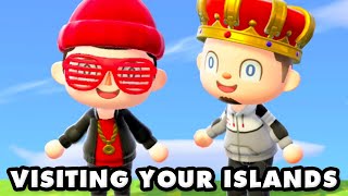 Visiting YOUR Islands LIVE with Abdallah Smash in Animal Crossing New Horizons!