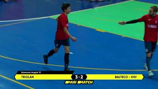 Огляд матчу | Triolan 5 - 2 Balteco - КНУ | PariMatch Перша ліга Чемпіонат Києва з футзалу
