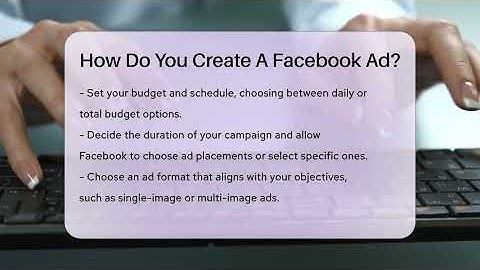 How Do You Create A Facebook Ad? - Talking Tech Trends