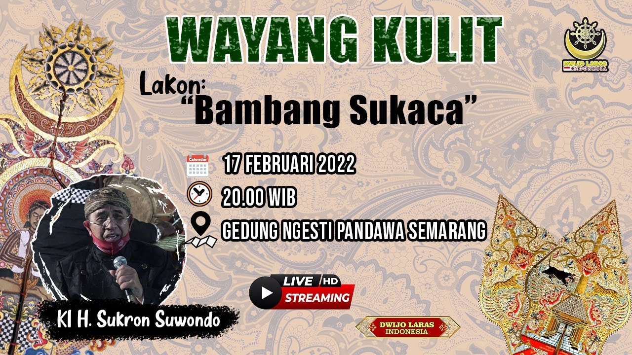 🔴LIVESTREAMING WAYANG KULIT DALANG KI H SUKRON SUWONDO 