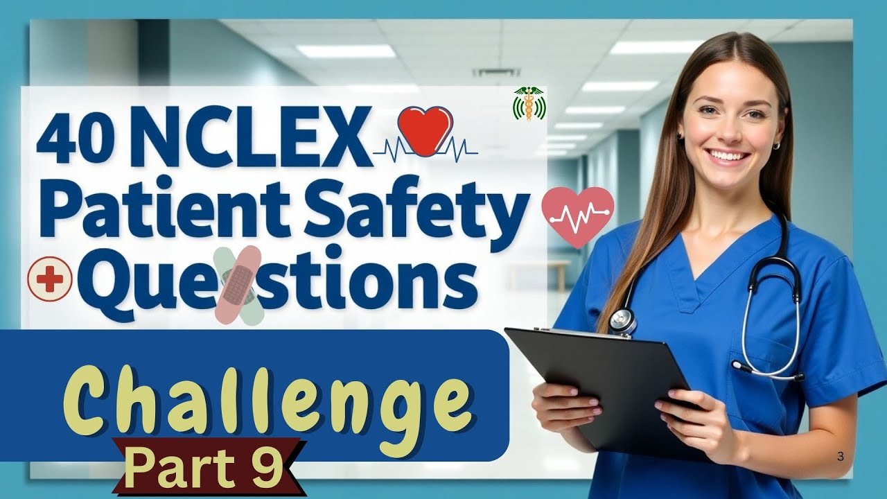 Mastering NCLEX 2025:40 Challenging Patient Safety Part 9 on Delegation, Priority & Decision-Making!