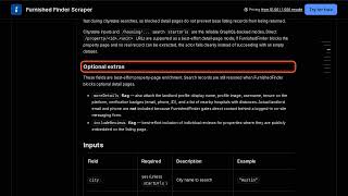 Furnished Finder Scraper — Apify Actor Walkthrough