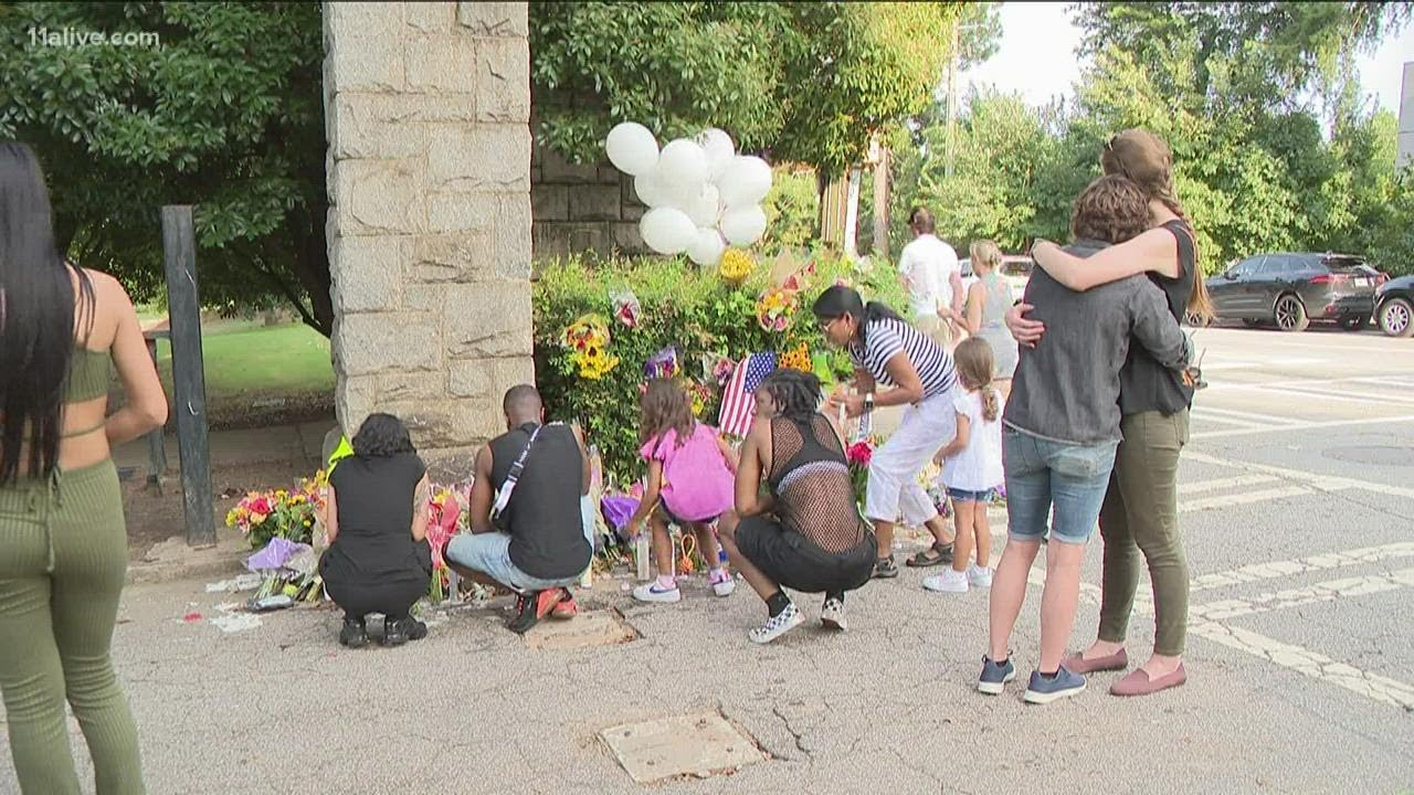 Piedmont Park stabbing victim Katie Janness vigil YouTube