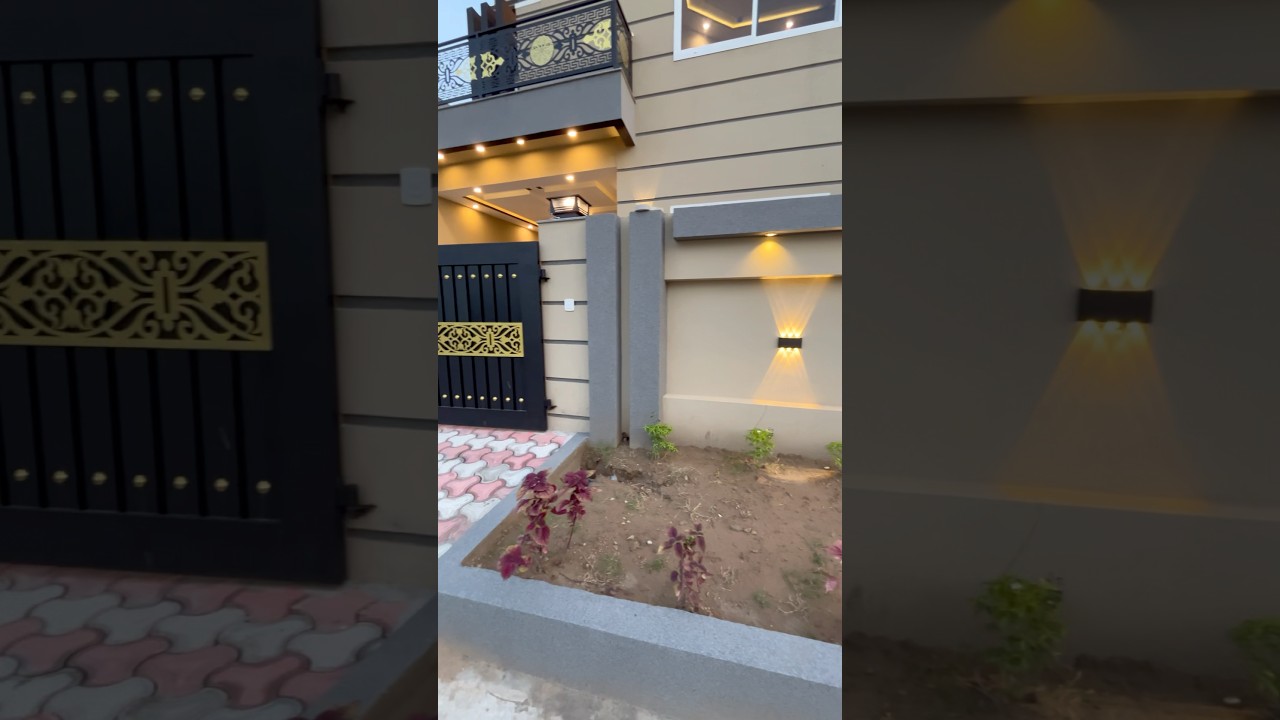 5 Marla Modern External Lawn & Main Gate Design🔥 