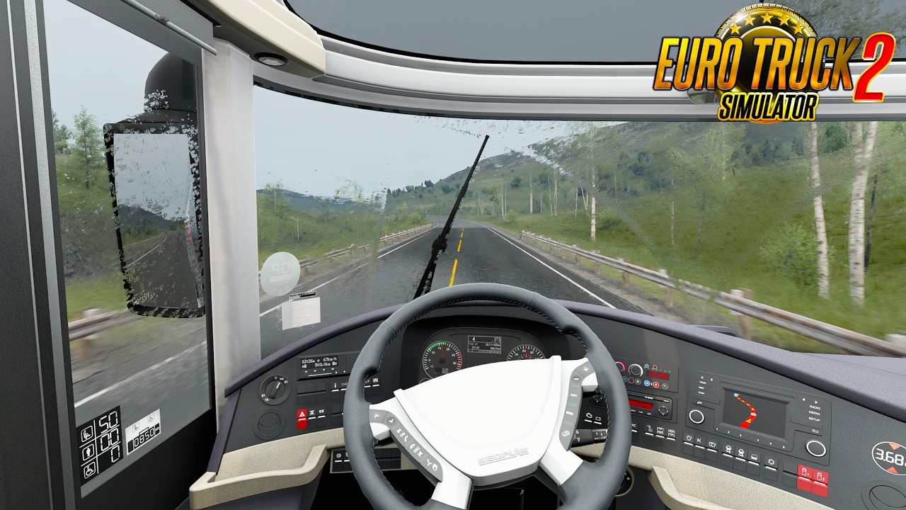 Ruta por PAISAJES NORDICOS en el bus NEOPLAN Cityliner-Euro Truck 2 MOD GRAFICOS ULTRA REALISTA