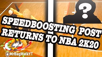 UNSEEN SPEEDBOOSTING Post Scorer Returns To NBA 2K20 on Next Gen (BUILD VID IN DESC) FACE REVEAL ?!