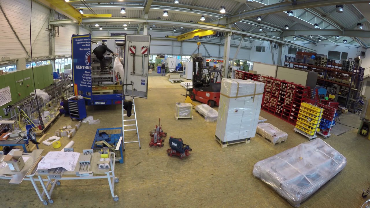 Georgii Automation GmbH - Demontage und Verladung eines Inline-Testsystems