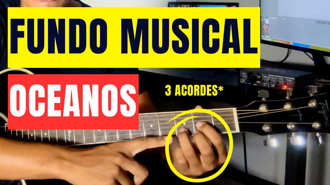 Aprenda esse FUNDO MUSICAL de OCEANOS no VIOLÃO (Parte 2)