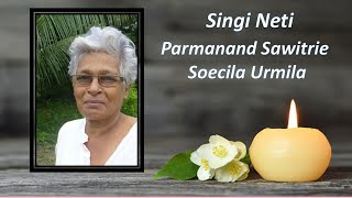 LIVESTREAMING. Singi Neti van Parmanand Sawitrie Soecila Urmila