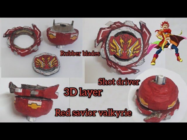 red savior valkyrie beyblade 