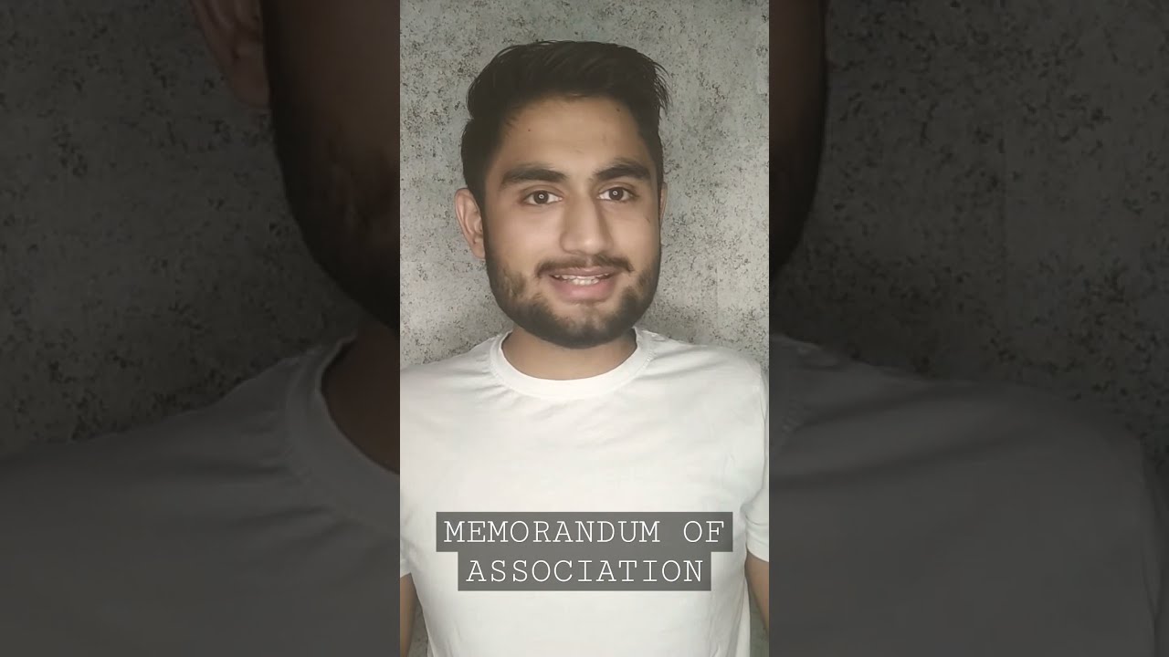 🔴 Memorandum of Association | Meaning | Formation of Company | Shorts |