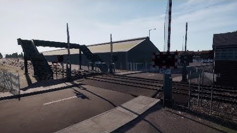 Class 375 passing Gillingham level crossing in TSW 2 :)