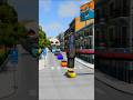 Rainbow Small To Giant Cars vs Hammer #shortsfeed #youtubeshorts #shorts