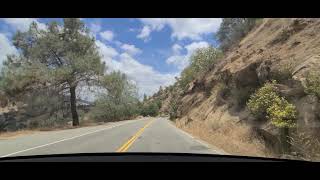 Scenic drive enroute Lake Isabella CA