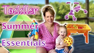 TODDLER SUMMER MUST HAVES - The BEST Summer Essentials Your Toddler Needs
