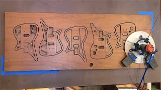 Guitar Made From A Door On A 500 Cnc