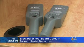 Broward County School Board Votes To Approve Use Of Metal Detectors At County Schools