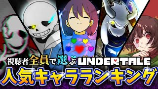 アンダーテールファンが選ぶ人気キャラクターランキングTOP10!!【Undertale】【小ネタ】【ゆっくり解説】