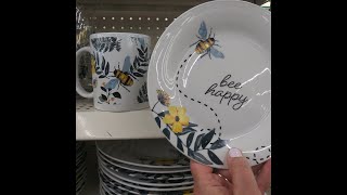 OMG! My Dollar Tree Has BEE HAPPY Dish Set! #New To Me #walkthrough #youtube #shorts #happy #ASMR