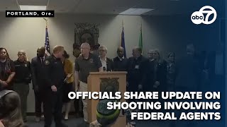 WATCH LIVE: Portland officials hold news conference after shooting involving federal agents
