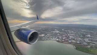 United 757-200 Landing San Francisco (SFO) Runway 28R