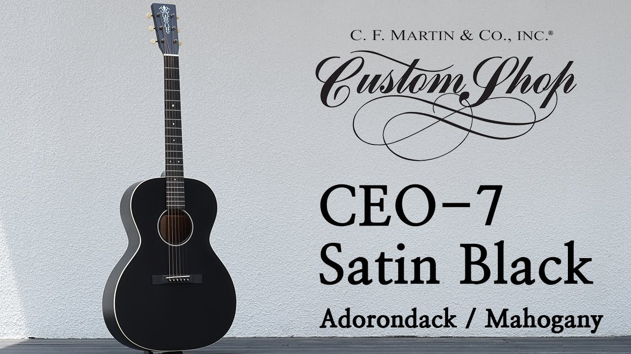 [마틴 커스텀샵] CEO-7 Satin Black Custom (사틴 블랙) - YouTube