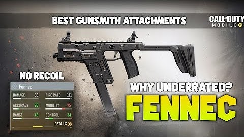 Best FENNEC Gunsmith Loadout | Fast ADS + No RECOIL! Season 1 COD MOBILE | Codm