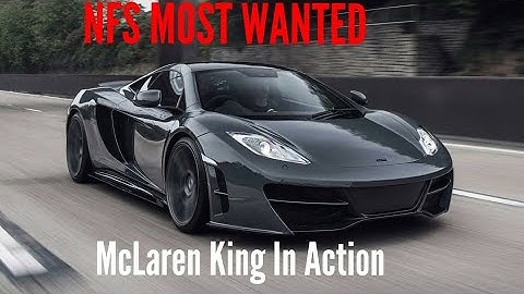 NEED FOR SPEED MOST WANTED || Mc Laren King In Action (Android Gameplay)