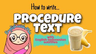 How to Write a Procedure Text (English with Mia)