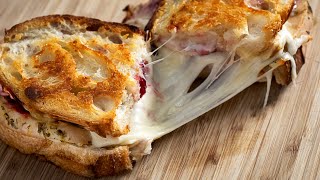 How To Make Turkey Grilled Cheese Sandwich On Sourdough Bread