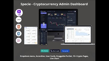Bitcoin Cryptocurrency Dashboard Admin Template Bootstrap 5 – Specie