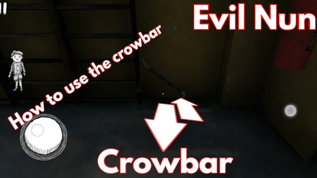 How To Use The Crowbar Evil Nun Android Gameplay Youtube - crow bar roblox