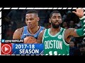 Kyrie Irving vs Russell Westbrook ELITE PG Duel Highlights (2017.11.03) Celtics vs Thunder - EPIC!