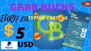 HOW TO EARN 250 PESOS BY TYPING CAPTCHA ON GRAB BUCKS LEGIT (High Paying Reward  ) step by step screenshot 2